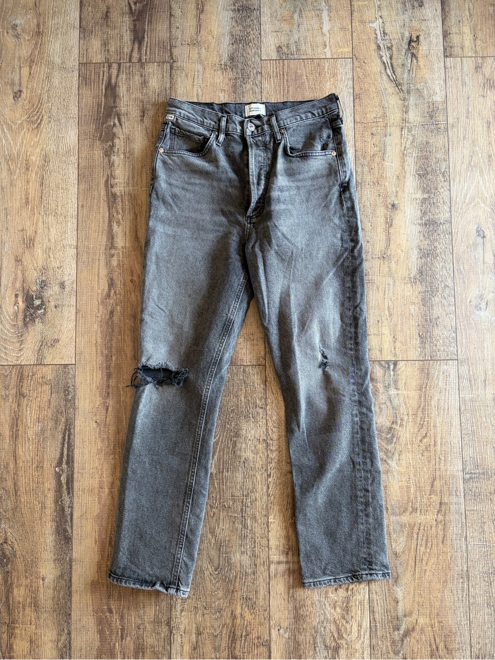 Citizens Of Humanity Jolene High-Rise slim-fit Black-Grey Jeans